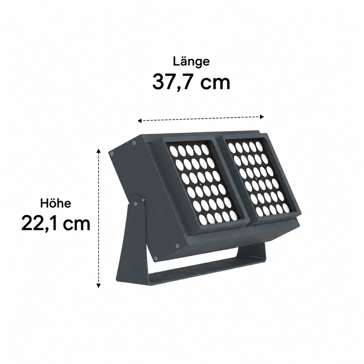 Wasserdichter RGB LED-Gartenstrahler mit Fernbedienung