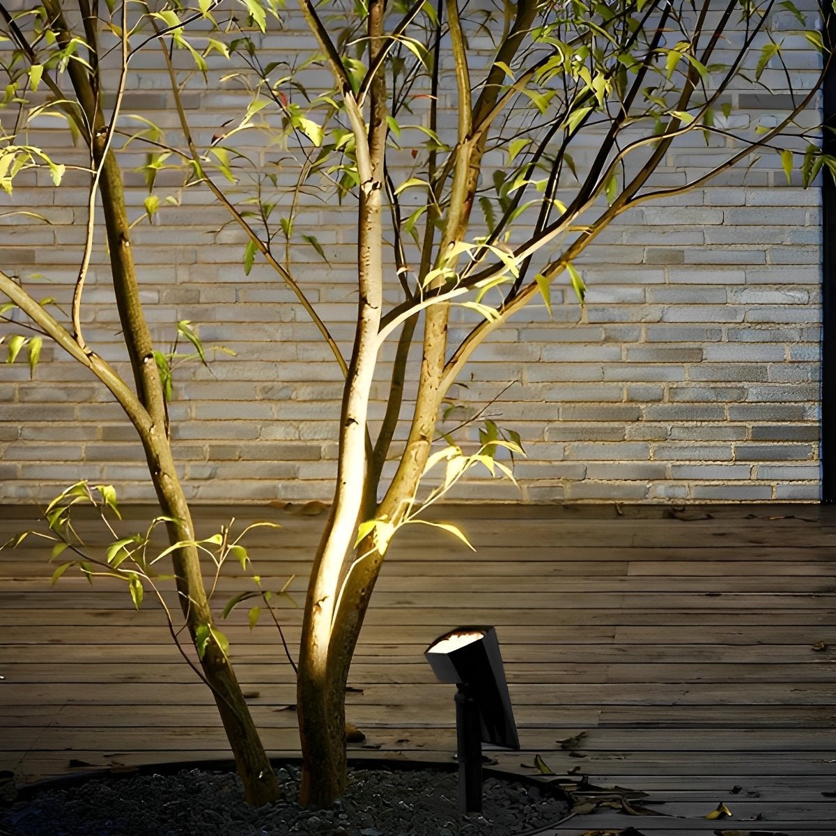 Verstellbarer wasserdichter Solar-Gartenstrahler mit Lichtsensor