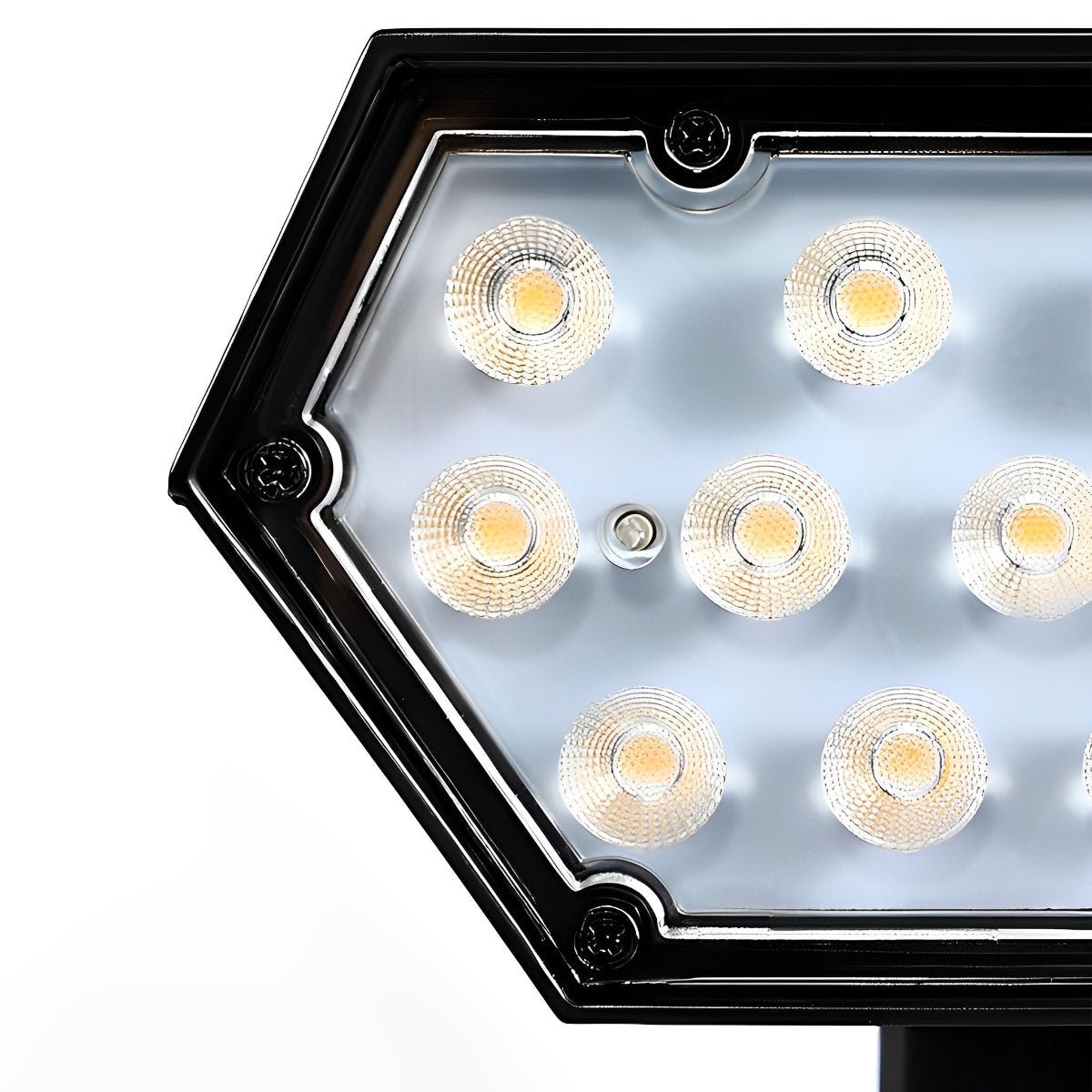 Verstellbarer wasserdichter Solar-Gartenstrahler mit Lichtsensor