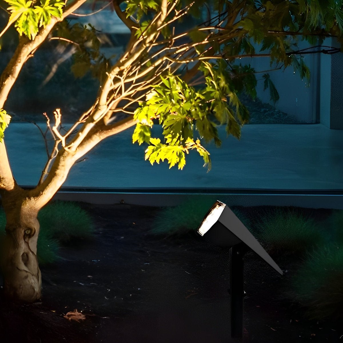 Verstellbarer wasserdichter Solar-Gartenstrahler mit Lichtsensor