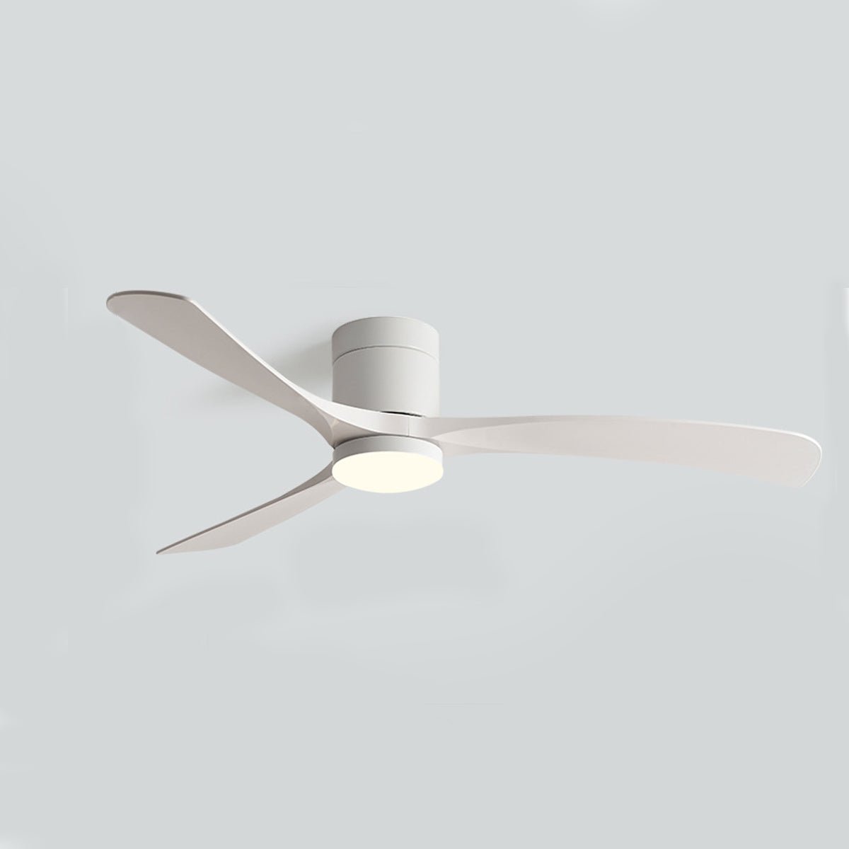 Moderner 6-stufiger DC-Deckenventilator mit LED-Licht und Rückwärtslauf