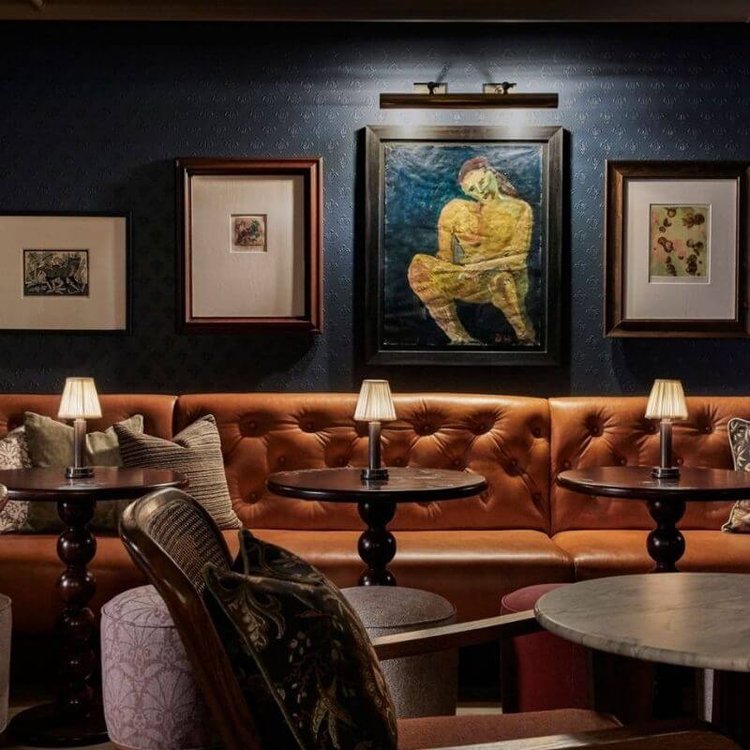 Apfelförmige Stoff-Tischlampe