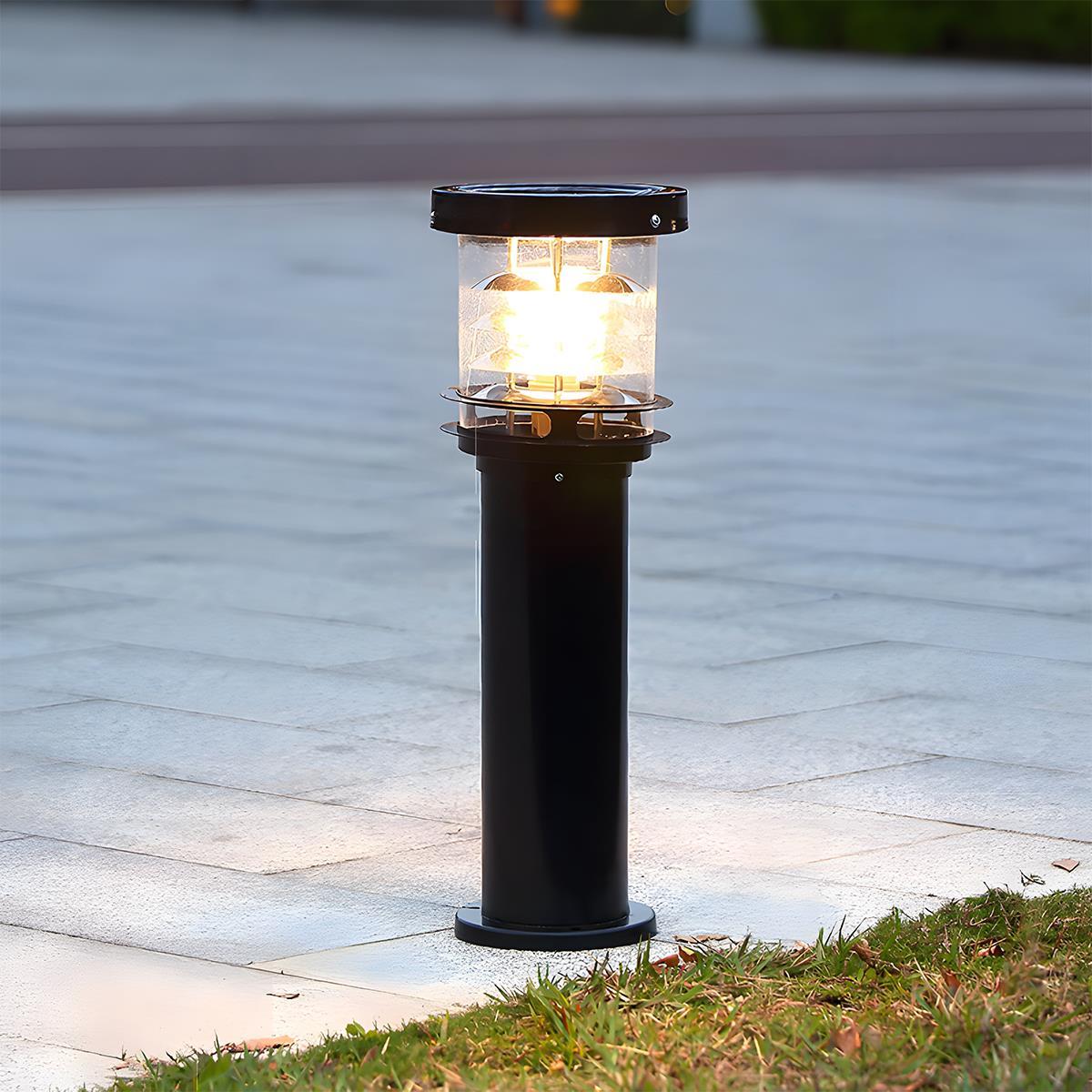 Wasserdichte LED-Pollerleuchte mit Stufendesign für Außenbereiche