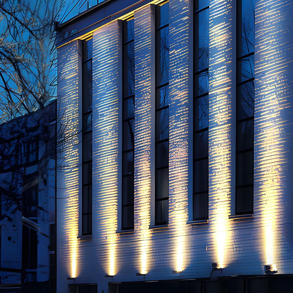 Wasserdichte IP65 LED-Außenwandleuchte mit Wasserfall-Lichteffekt
