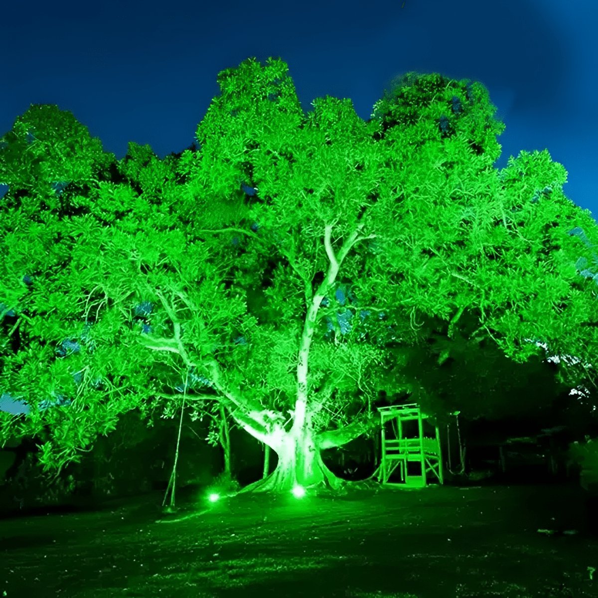 Wasserdichter RGB LED-Gartenstrahler mit Fernbedienung