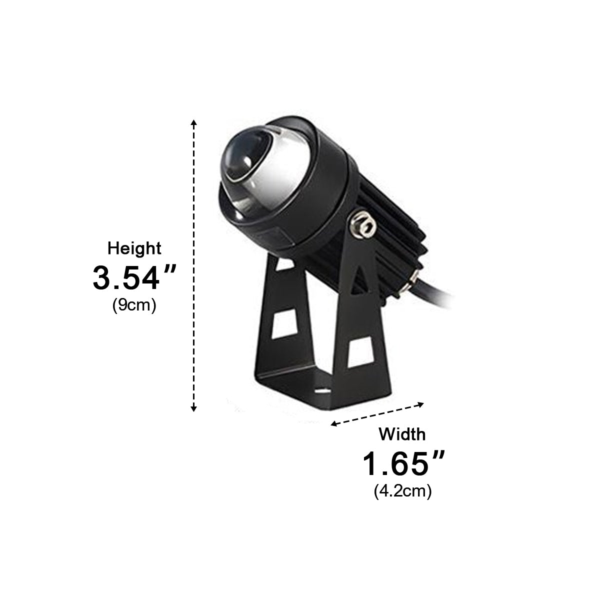 Wasserdichter LED-Außenstrahler IP67 für Garten und Fassade