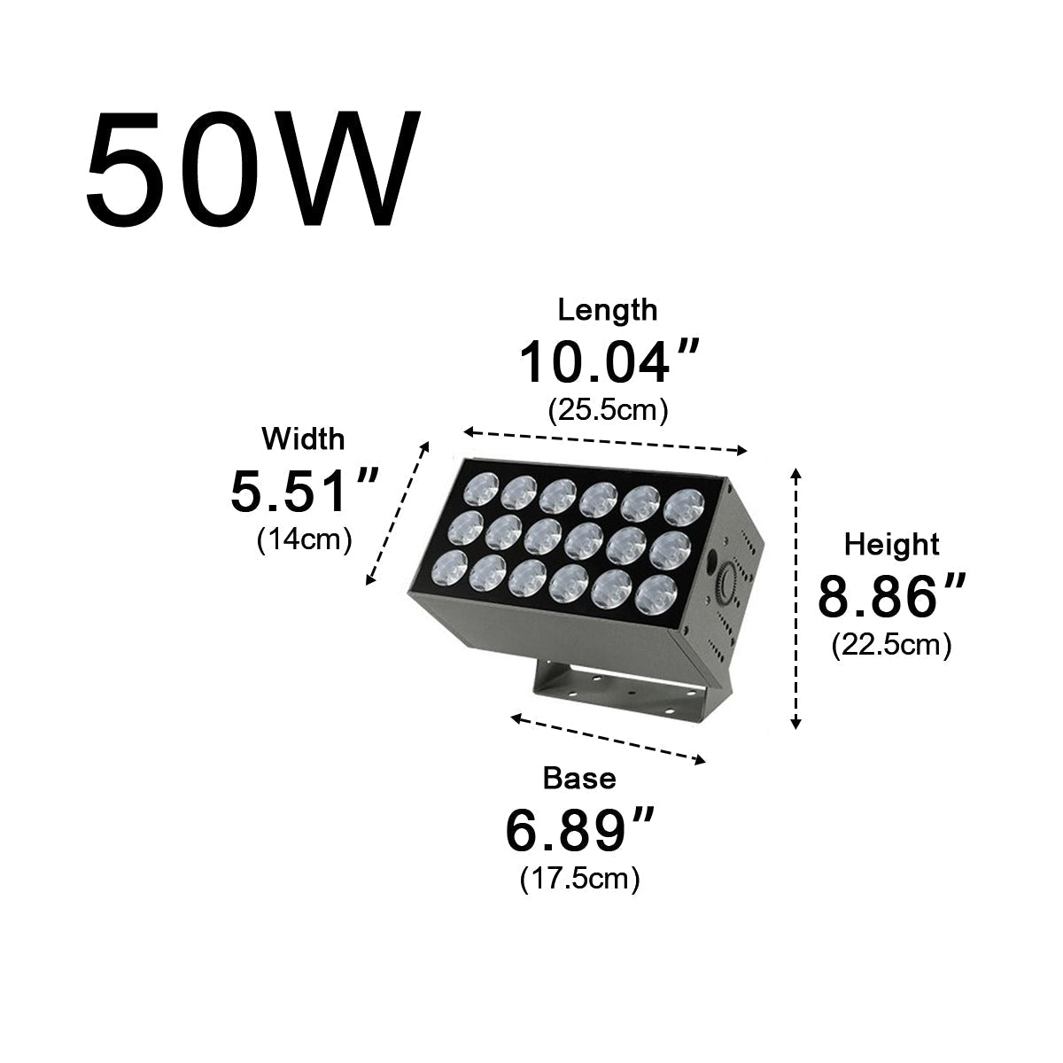 Wasserdichte IP65 LED-Außenwandleuchte mit Wasserfall-Lichteffekt