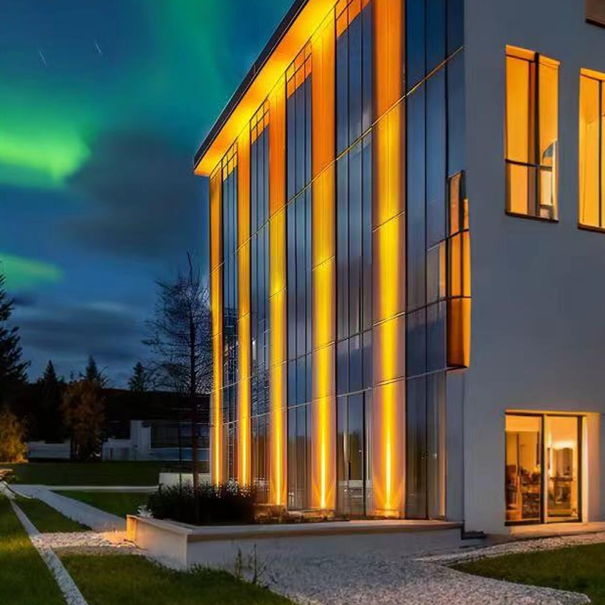 Wasserdichte IP65 LED-Außenwandleuchte mit Wasserfall-Lichteffekt