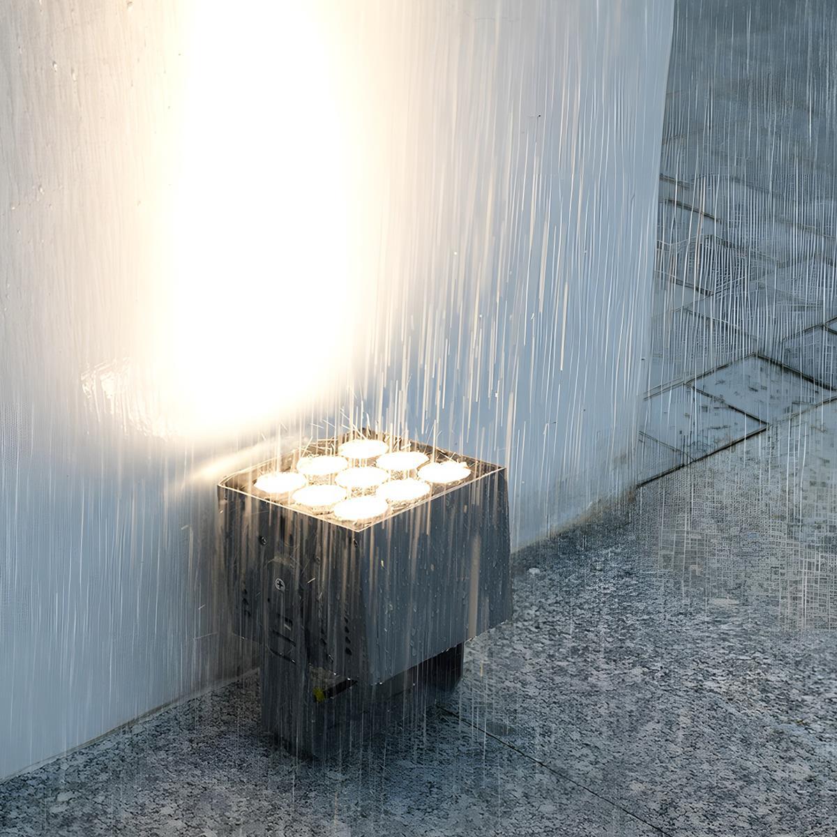Wasserdichte IP65 LED-Außenwandleuchte mit Wasserfall-Lichteffekt